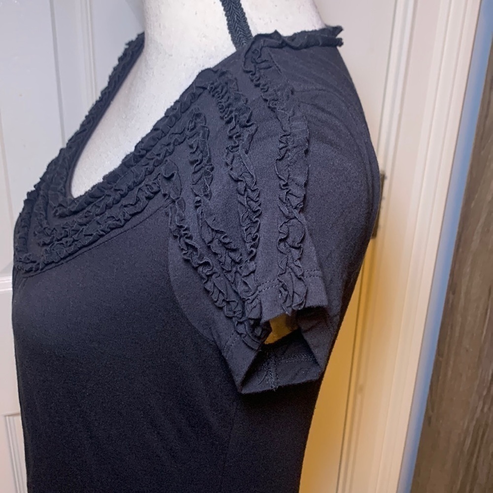 Madison Short Sleeve Ruffled Top - Picture 5 of 7